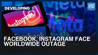 Facebook Instagram Face Worldwide Outage  Dawn News English [upl. by Orecul]