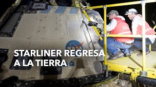 Starliner regresa a la Tierra [upl. by Aynatahs]