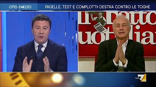 Crosetto magistrati Botte da orbi fra Travaglio e Bocchino Intervengono La Gruber e la Palmerini [upl. by Ane46]