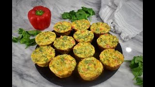 Spinach amp Cheese Savory Muffins [upl. by Flam]