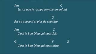 Caravane de Raphaël  Karaoké d accords pour guitare [upl. by Eca]