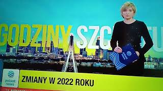 Polsat News  Początek godzin szczytu 29122021 [upl. by Backer]