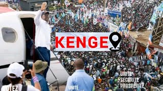 EN DIRECT DE KENGE  ARRIVEE DE FELIX TSHISEKEDI  MARTIN FAYULU PERD DU TERRAIN DANS LE BANDUNDU [upl. by Naugan]