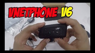 Unboxing Vnetphone V6 Bluetooth Intercom [upl. by Ames]