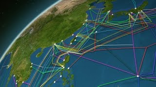 Earths Submarine Fiber Optic Cable Network  Submarine communications cable [upl. by Newmark763]