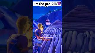 I’m the ps4 Clix😈viral trending fortnite meme gaming clix fnclips shorts fyp subscribe [upl. by Annauqal292]