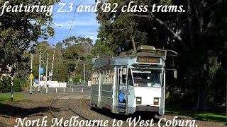 Melbourne Trams West Coburg line April 2014 [upl. by Enniroc]