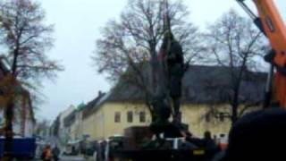 Herzog Heinrich Bronzestatue Stadtgründer von Marienberg [upl. by Nonnek]