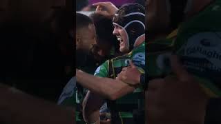 Courtney Lawes Finishes His Last Home Game In Style premiershiprugby shorts 💪🏉 [upl. by Nwahsak]