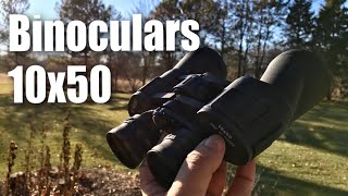 10x50 Porro Prism Binoculars Review [upl. by Akemor]