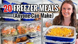 20 EASY FREEZER MEALS  Cheap amp Tasty FAILPROOF Freezer Meal Planning Ideas  Julia Pacheco [upl. by Notgnirra]