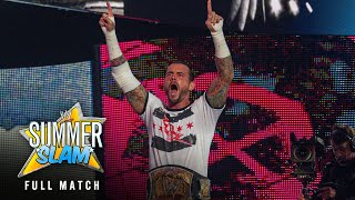 FULL MATCH — John Cena vs CM Punk  Undisputed WWE Title Match SummerSlam 2011 [upl. by Grail231]