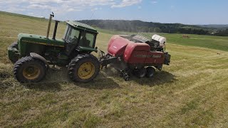 Baling hay with the 4450 [upl. by Jaclyn]