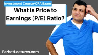 Price to Earnings Ratio Explained PE Ratio Basic for beginners Essentials of investment [upl. by Sorazal315]