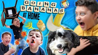 WE ARE GOING BANANAS STUCK AT HOME FV Family Bananagrams Game Night Loud Edition [upl. by Noside]