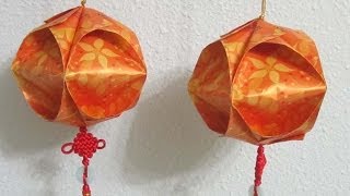 CNY TUTORIAL NO 8  Lunar New Year 農曆新年 Hongbao Lantern [upl. by Suidaht379]