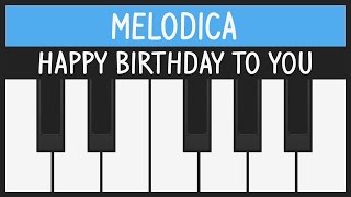 How to play Happy Birthday to You  Melodica Tutorial  Feliz Cumpleaños [upl. by Ahter]