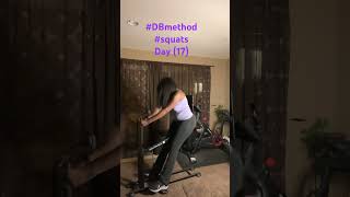 DBmethod Day 17 squats exercise fitness workout music shorts viral youtubeshorts fyp [upl. by Eeltrebor]