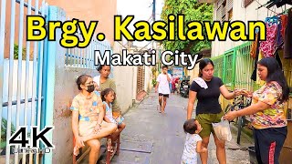 Barangay Kasilawan Makati  Makati Tour Ph  Walking tour  4K [upl. by Aicad854]