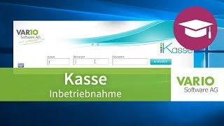 VARIO Kasse Teil 1  Inbetriebnahme der Kassensoftware  Tutorial [upl. by Gipps]