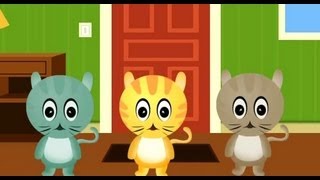 Three Little Kitten  Animated Nursery Rhymes amp Songs For Kids [upl. by Atiekahs]