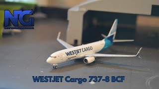 WestJet Cargo 7378 BCF  NG Models 1400 Scale [upl. by Pancho]