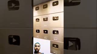 100 silver play buttons 🤯 playbuttons amazingfacts factsinhindi shortsreactionvideo viral [upl. by Feliks]