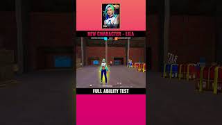 NEW CHARACTER  LILA FULL ABILITY TEST PART3  OB46 UPDATE  shorts ffmax ob46 new lila ff [upl. by Juanne]