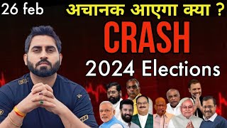 Market Crash is Coming before Elections  Banknifty Prediction 26 Feb 2024 [upl. by Naarah516]