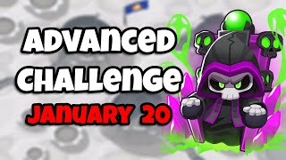 BTD6 Advanced Challenge  Overwhelmed at the moon Difficult  20012024 [upl. by Dominick]