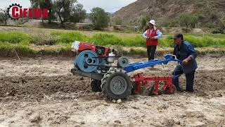 Arado de discos para motocultor Maquinaria agrícola CIFEMA [upl. by Lombardo80]