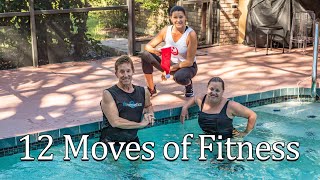 12 Moves of Fitness  Aquafit Holiday Workout [upl. by Letrice]