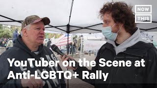 YouTuber Interviews Attendees at AntiLGBTQ Rally in Oregon [upl. by Eemiaj]