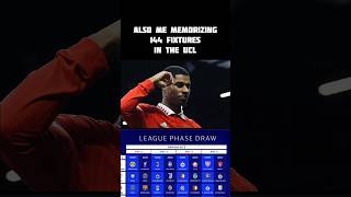 UCL Draw 2425 be like football ucl ucldraw rashford memory [upl. by Loralyn]