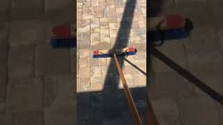 Dry Sanding Technique  For Pavers [upl. by Azalea159]