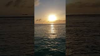 Breathtaking Sunrise Over the Ocean View from The RitzCarlton Maldives Overwater Villa June 2024 [upl. by Nylesoy116]