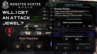 【MHW】 Melding 100 Gleaming Streamstones [upl. by Nair]