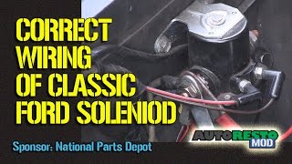 1964 to 1970 Ford Solenoid Wiring Episode 245 Autorestomod [upl. by Aliet]