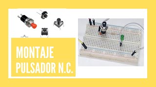 🧑🏽‍🏭 MI PRIMER TIMBRE DIGITAL Cómo montar en Protoboard Pulsador Normalmente Cerrado [upl. by Valenta870]