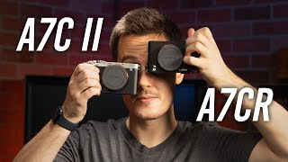 Sony a7C II amp a7CR Handson Review amp Spec Comparison [upl. by Stauder]