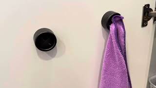 SampT INC Round Adhesive Push Towel Hooks for Kitchen Hand and Dish Towels Review [upl. by Gates983]