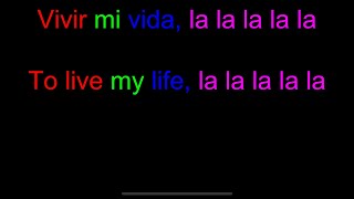 Marc Anthony “Vivir mi vida” lyrics in Spanish  English [upl. by Acina]