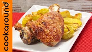 Maialino arrosto con patate  Ricette secondi piatti [upl. by Rednaxela421]