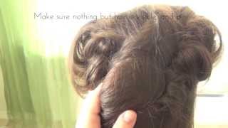 Downton Abbey hair tutorial  lady sybil [upl. by Ellinehc]