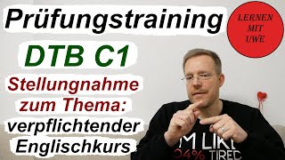 DeutschTest für den Beruf DTB C1 – Folge 14 – Prüfungsteil Schreiben einer Stellungnahme Thema A [upl. by Laved]