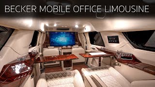 BECKER CADILLAC ESCALADE ESV MOBILE OFFICE LIMOUSINE [upl. by Schalles]