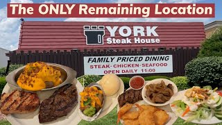 YORK STEAK HOUSE  The Last Remaining Location  Columbus Ohio [upl. by Oribel]