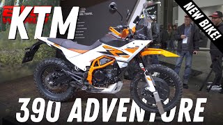 New 2025 KTM 390 Adventure  EICMA First Look [upl. by Sevart]