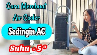 Membuat Air Cooler Sedingin AC  Review Air Cooler Sharp  Cara Menggunakan Air Cooler [upl. by Cordy140]