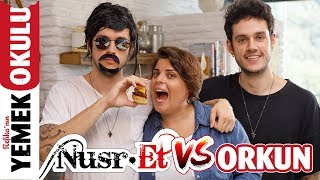 Orkun Işıtmak ile Nusret Burger Challenge Meydan Okuması  Evde Nusret Burger Tarifi [upl. by Derfliw]